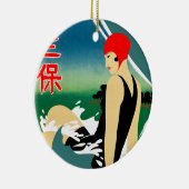 Japans Reizen Toerisme Poster jaren 1930 Art Deco Keramisch Ornament (Rechts)