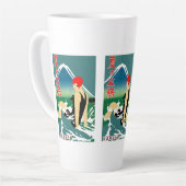 Japans Reizen Toerisme Poster jaren 1930 Art Deco Latte Mok (Linkerhoek)