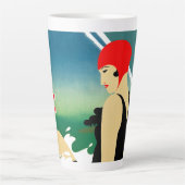 Japans Reizen Toerisme Poster jaren 1930 Art Deco  Latte Mok (Voorkant)