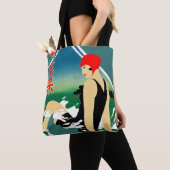 Japans Reizen Toerisme Poster jaren 1930 Art Deco Tote Bag (Dichtbij)