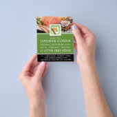 Japans restaurant, Sushi Adverteren Flyer (Hand)