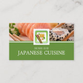 Japans restaurant, Sushi Adverteren Visitekaartje (Voorkant)