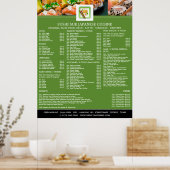 Japans restaurant, sushi menu poster (Keuken)