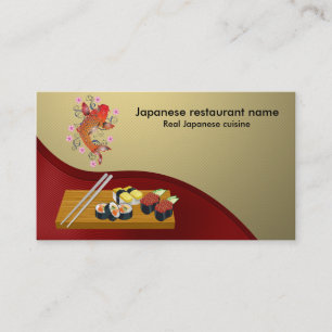 Japans restaurant visitekaartje