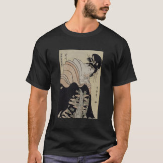 Japans retro kunstwerk Takigawa uit het theehuis T-shirt
