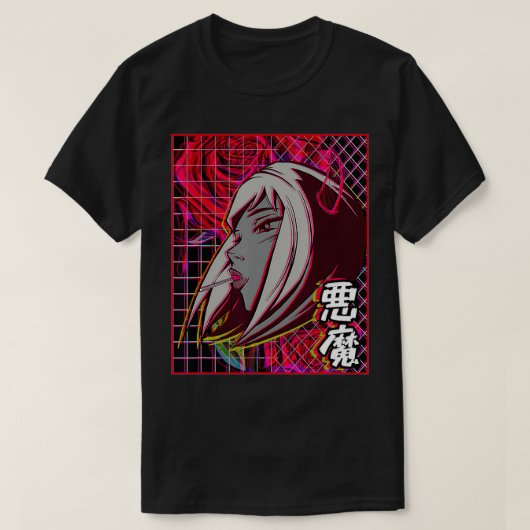 Japans-retrogolf-anesthetisch damp t-shirt (Design voorkant)