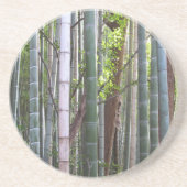 Japans Reuzenbamboebos, Sagano, Kyoto, Japan Zandsteen Onderzetter (Voorkant)