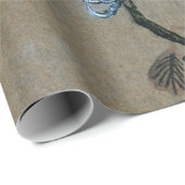  Japans-rij en Blossom Woodblock Druk Cadeaupapier (Rol Hoek)