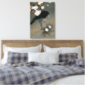 Japans-rij en Blossom Woodblock Druk Canvas Afdruk (Insitu (Slaapkamer))