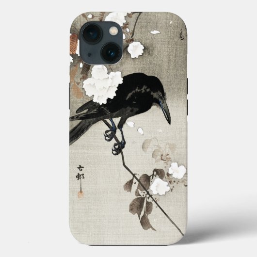  Japans-rij en Blossom Woodblock Druk  Case-Mate iPhone Case (Achterkant)