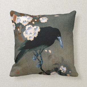  Japans-rij en Blossom Woodblock Druk Kussen