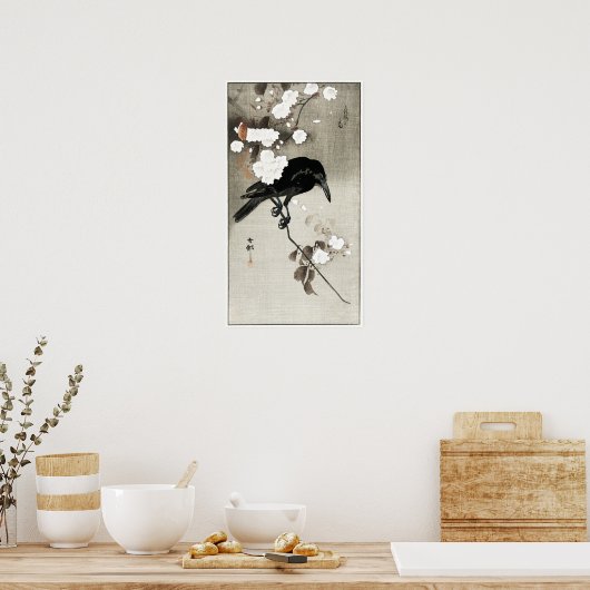  Japans-rij en Blossom Woodblock Druk Poster (Keuken)