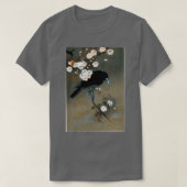  Japans-rij en Blossom Woodblock Druk T-shirt (Design voorkant)