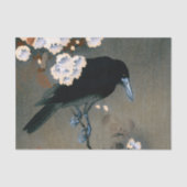  Japans-rij en Blossom Woodblock Druk Tissuepapier (Voorkant)