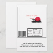 Japans Rising Sun Bruiloft LG Snoep Bar Wrapper (Voorkant / Achterkant)