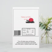 Japans Rising Sun Bruiloft LG Snoep Bar Wrapper (Staand voorkant)