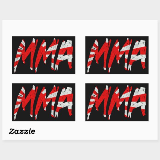 Japans Rising Sun Flag MMA Sticker (Vel)