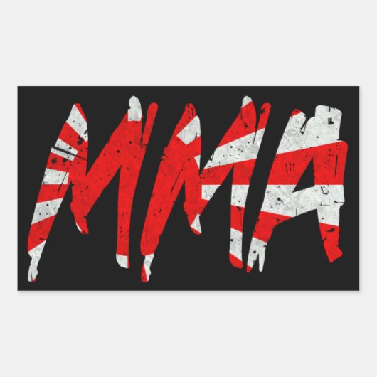 Japans Rising Sun Flag MMA Sticker (Voorkant)