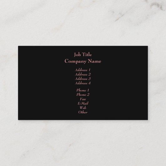 Japans Rode Maple laat Visitekaartje over (Achterkant)