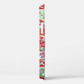 Japans Rood Bloemen Origami iPhone 12 Hoesje (Achterkant / Rechts)