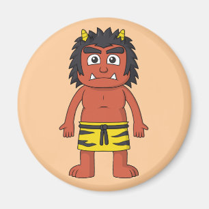 Japans rood oni magneet