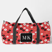 Japans Rood Sakura Blossom Monogram Initialen Plunjezak (Voorkant)