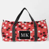 Japans Rood Sakura Blossom Monogram Initialen Plunjezak (Achterkant)