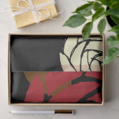 Japans Roos bloemontwerp Tissuepapier (Geschenk)