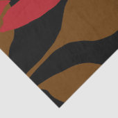 Japans Roos bloemontwerp Tissuepapier (Detail)