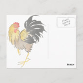 Japans Rooster  Briefkaart (Achterkant)