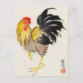 Japans Rooster Briefkaart (Voorkant)
