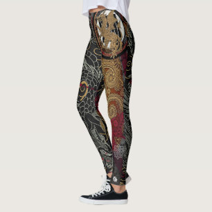 Japans Royal Dragon Emblem Leggings
