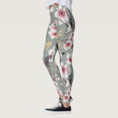  Japans roze Cherry Blossom Pattern Leggings (Links)