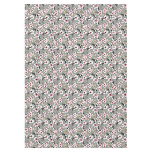 Japans roze Cherry Blossom Pattern Tafelkleed (Voorkant)