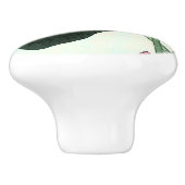  Japans Roze Lotus Bloem Keramische knop (Zijkant)