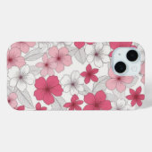 Japans Roze Sakura Kersenbloesem Patroon Case-Mate iPhone Case (Achterkant (horizontaal))