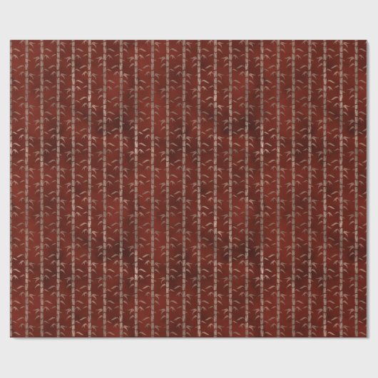 Japans Rustig Bamboe Patroon Gift Cadeaupapier (Vlak)