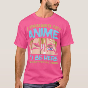 Japans Sad Anime voor Japanse straatkleding T-shirt