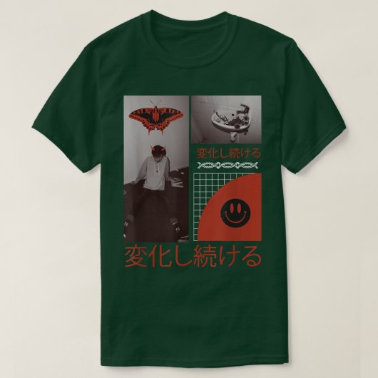 Japans sad esthetisch Japan esthetisch T-shirt (Design voorkant)