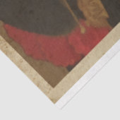 Japans Sad Girl Woodblock print ukiyo Style Tissuepapier (Detail)