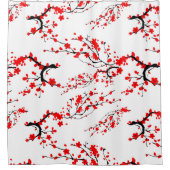 Japans, Sakura boom, kersenbloesem, bloemkunst Douchegordijn (Voorkant)