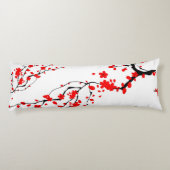 Japans, Sakura boom, kersenbloesem, bloemkunst     Lichaamskussen (Achterkant)