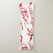 Japans, Sakura boom, kersenbloesem, bloemkunst     Lichaamskussen (Voorkant Verticaal)