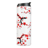 Japans, Sakura boom, kersenbloesem, bloemkunst   Thermosbeker (Gedraaid links)