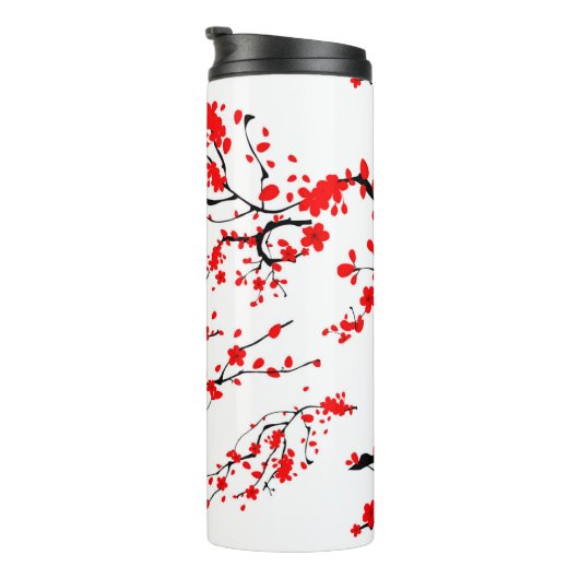 Japans, Sakura boom, kersenbloesem, bloemkunst   Thermosbeker (Geroteerd rechts)