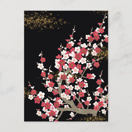Japans Sakura Cherry Blossom Fine Art Briefkaart (Voorkant)
