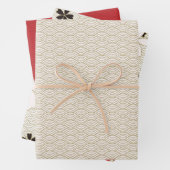 Japans Sakura Design Traditional Seamless Wrappi Inpakpapier Vel (In situ)