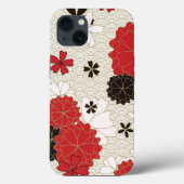Japans Sakura Elegant Floral Pattern Case-Mate iPhone Case (Achterkant)