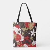 Japans Sakura Elegant Floral Pattern Tote Bag (Achterkant)