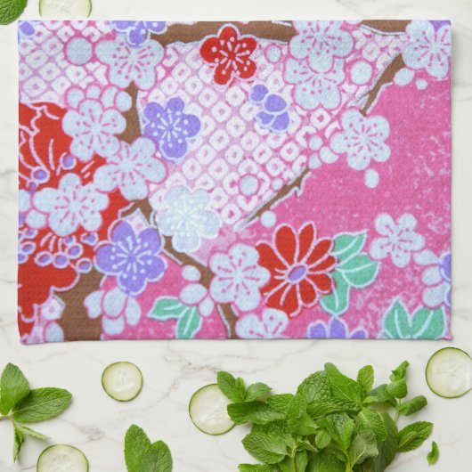 Japans Sakura Pattern Kitchen Towel Theedoek (Gevouwen)